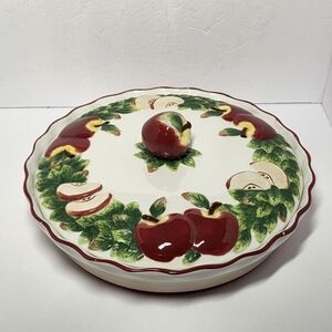 Style Eyes Apple Pie Holder By Baum Brothers Dish Vintage